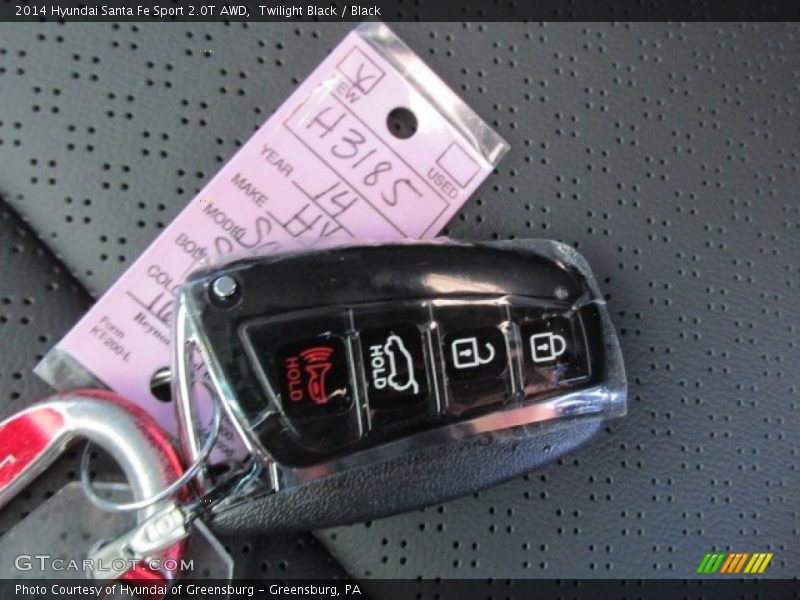 Keys of 2014 Santa Fe Sport 2.0T AWD
