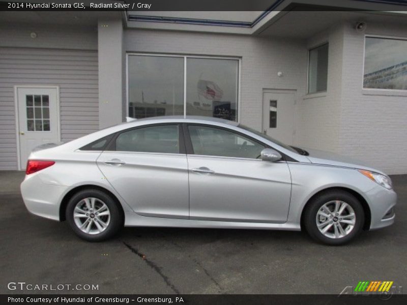 Radiant Silver / Gray 2014 Hyundai Sonata GLS