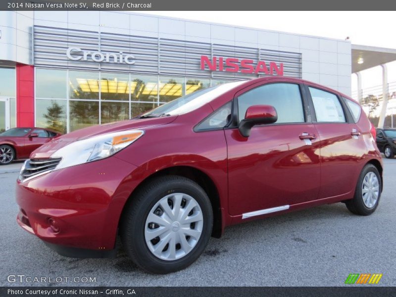 Red Brick / Charcoal 2014 Nissan Versa Note SV