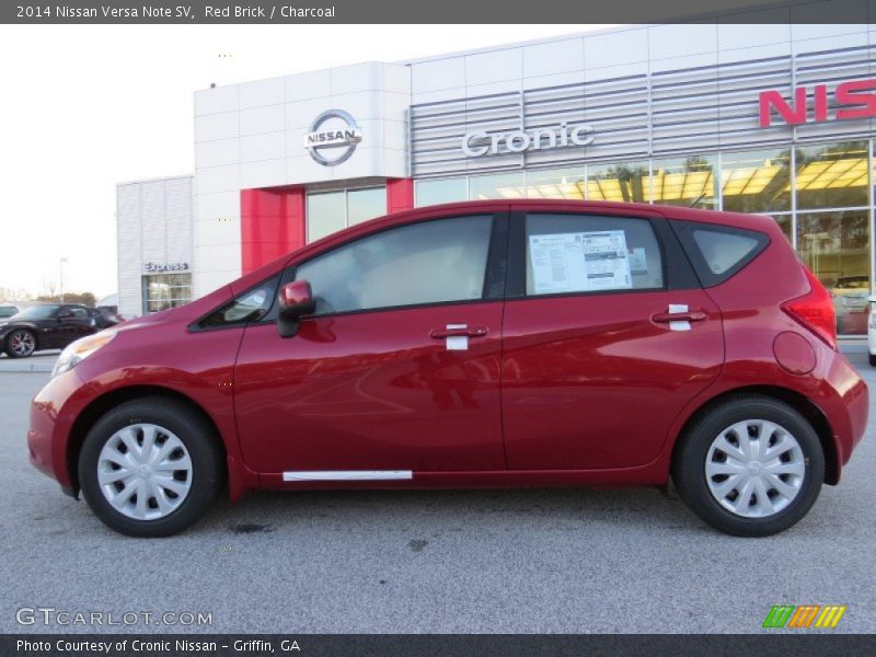 Red Brick / Charcoal 2014 Nissan Versa Note SV