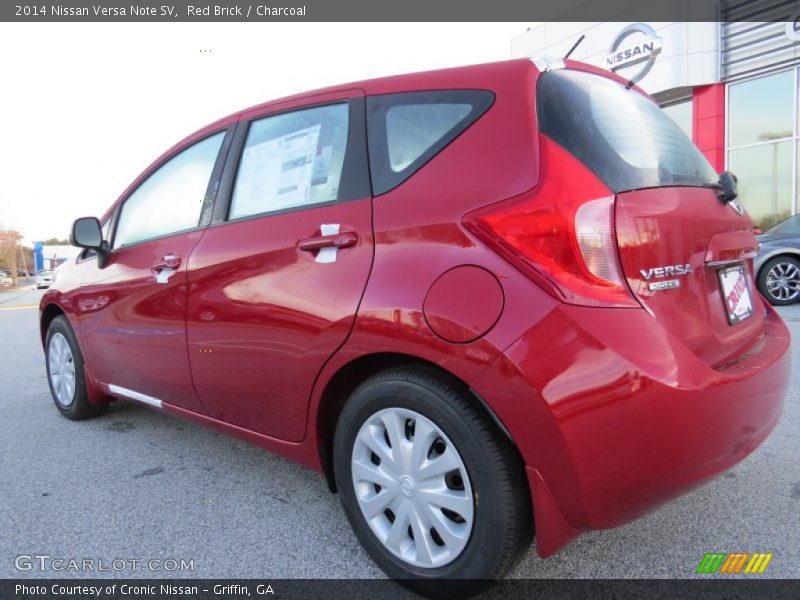 Red Brick / Charcoal 2014 Nissan Versa Note SV