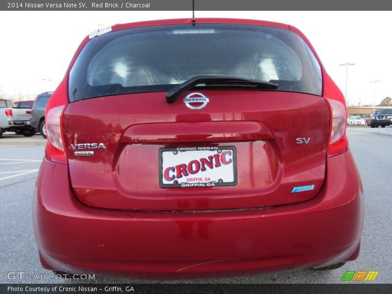 Red Brick / Charcoal 2014 Nissan Versa Note SV