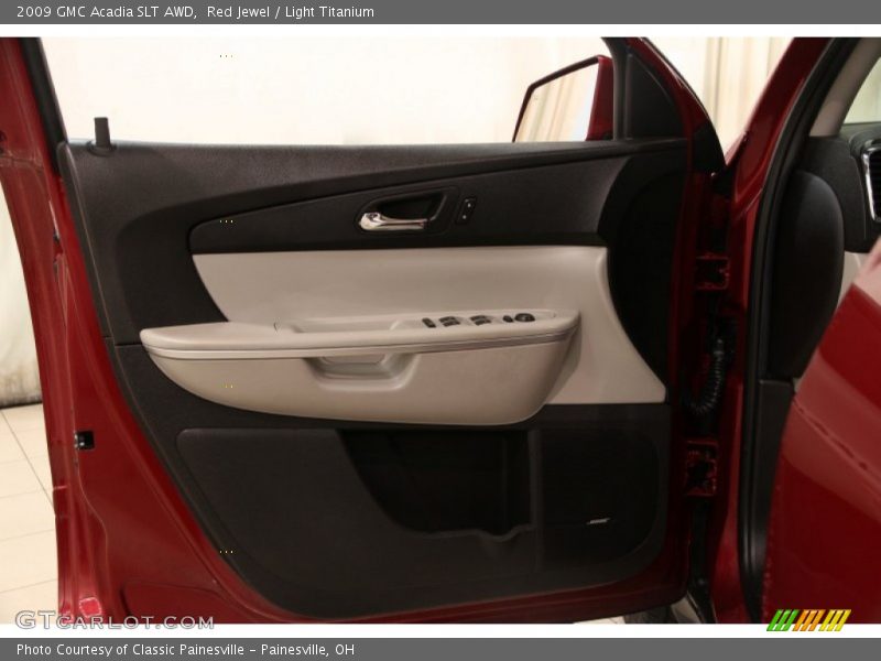 Red Jewel / Light Titanium 2009 GMC Acadia SLT AWD