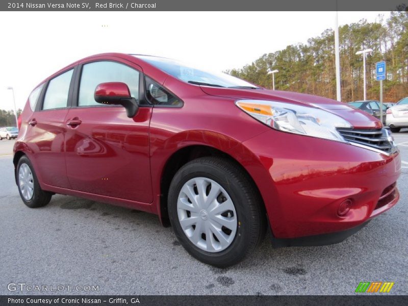 Red Brick / Charcoal 2014 Nissan Versa Note SV
