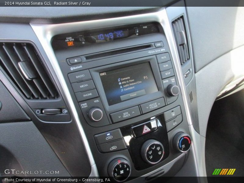 Radiant Silver / Gray 2014 Hyundai Sonata GLS