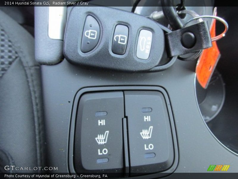 Radiant Silver / Gray 2014 Hyundai Sonata GLS