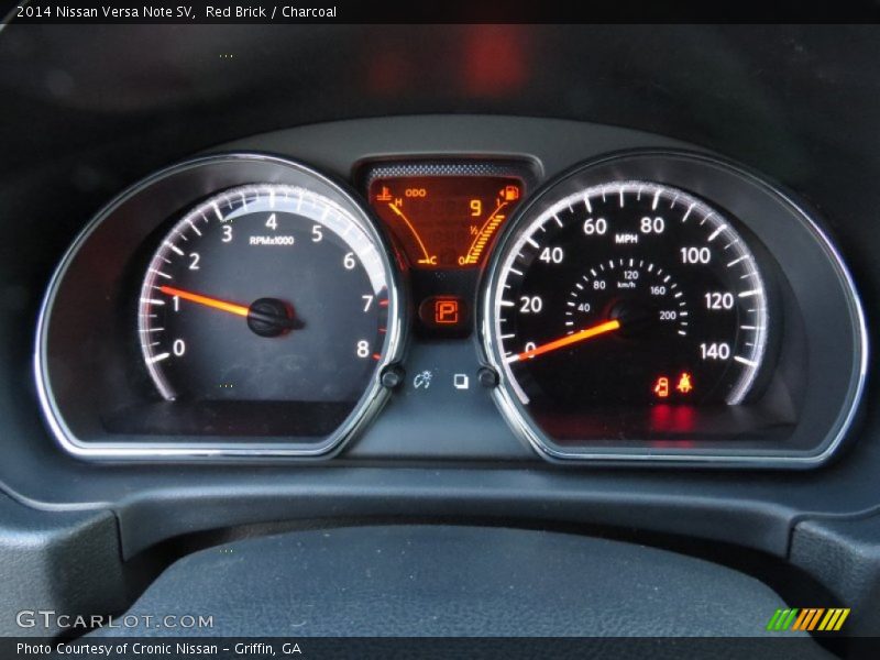 Red Brick / Charcoal 2014 Nissan Versa Note SV