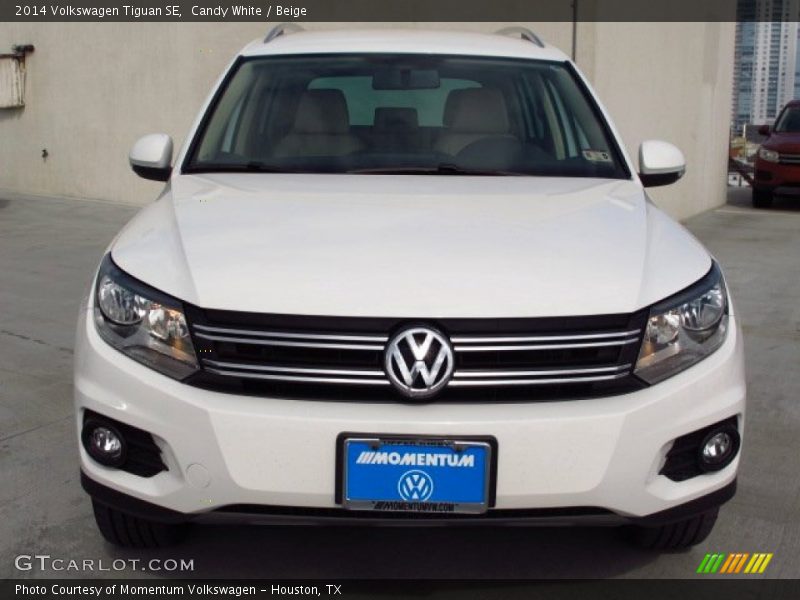 Candy White / Beige 2014 Volkswagen Tiguan SE