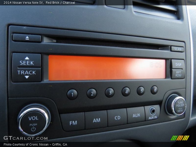 Red Brick / Charcoal 2014 Nissan Versa Note SV
