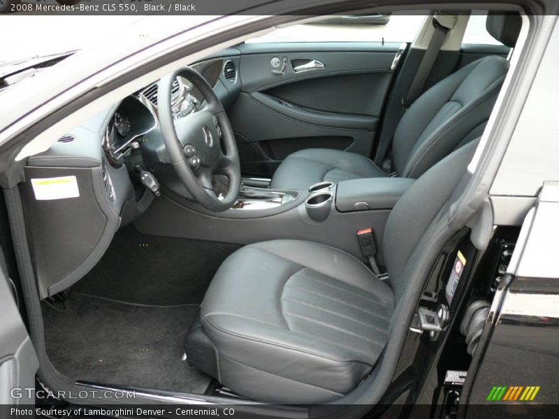 Black / Black 2008 Mercedes-Benz CLS 550