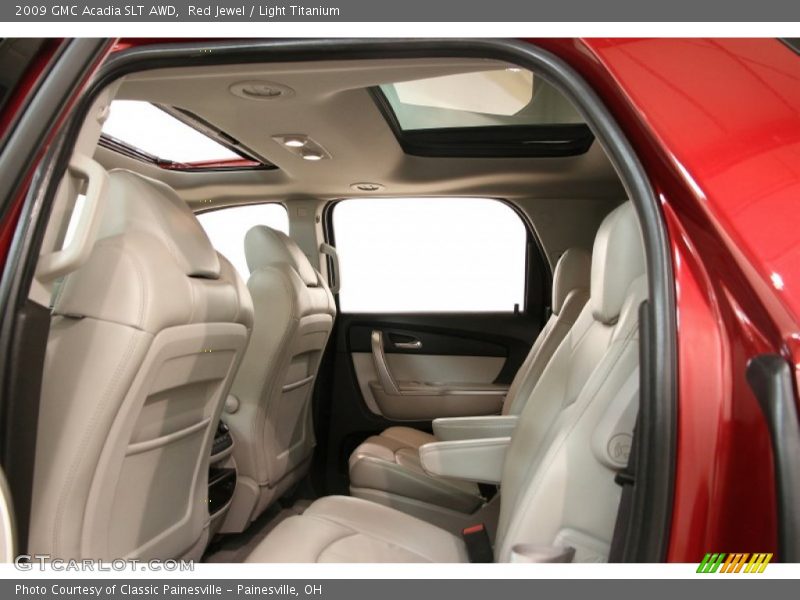 Red Jewel / Light Titanium 2009 GMC Acadia SLT AWD