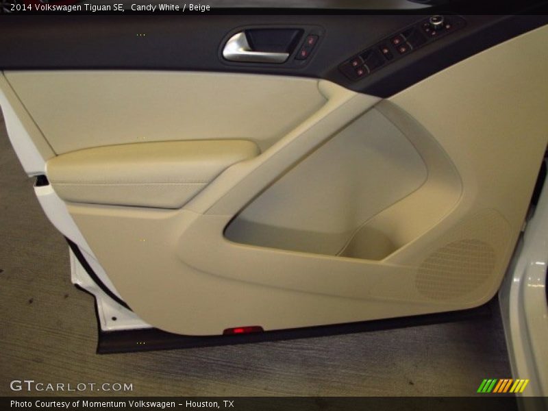 Candy White / Beige 2014 Volkswagen Tiguan SE