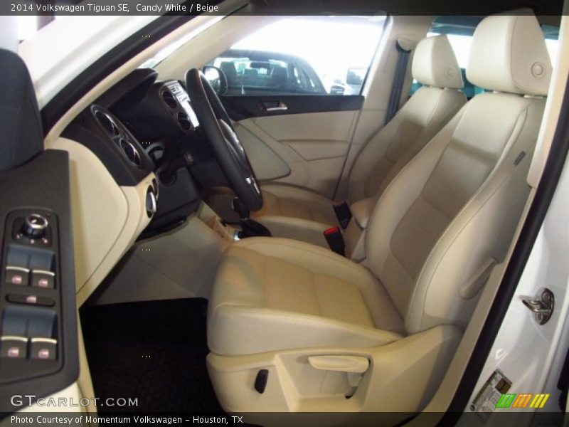 Candy White / Beige 2014 Volkswagen Tiguan SE
