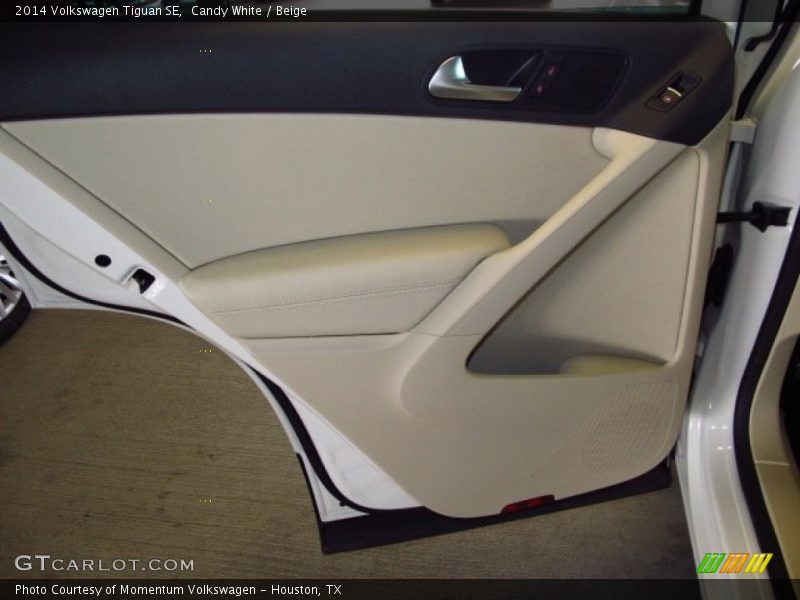 Candy White / Beige 2014 Volkswagen Tiguan SE
