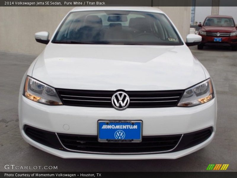 Pure White / Titan Black 2014 Volkswagen Jetta SE Sedan