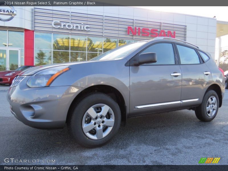 Platinum Graphite / Black 2014 Nissan Rogue Select S