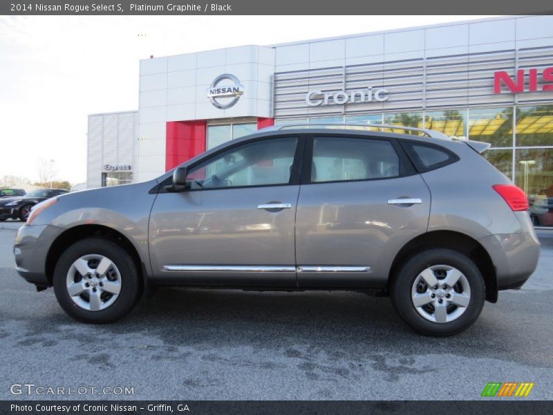 Platinum Graphite / Black 2014 Nissan Rogue Select S