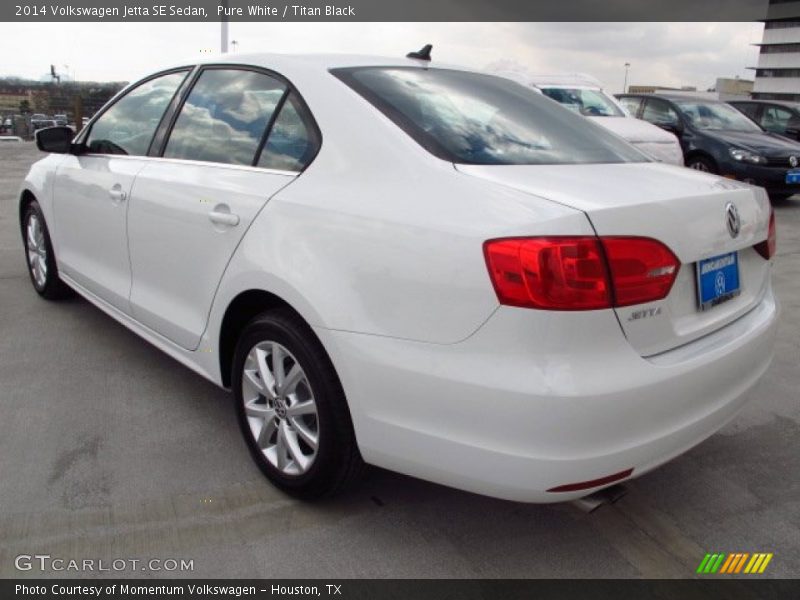Pure White / Titan Black 2014 Volkswagen Jetta SE Sedan