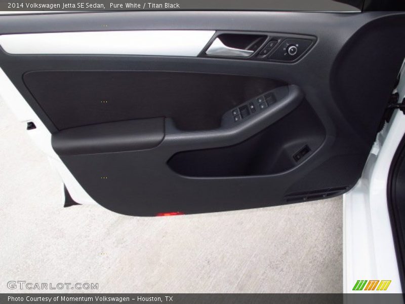 Pure White / Titan Black 2014 Volkswagen Jetta SE Sedan