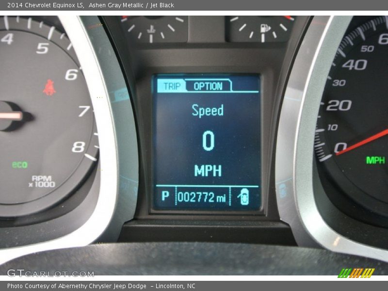 Ashen Gray Metallic / Jet Black 2014 Chevrolet Equinox LS