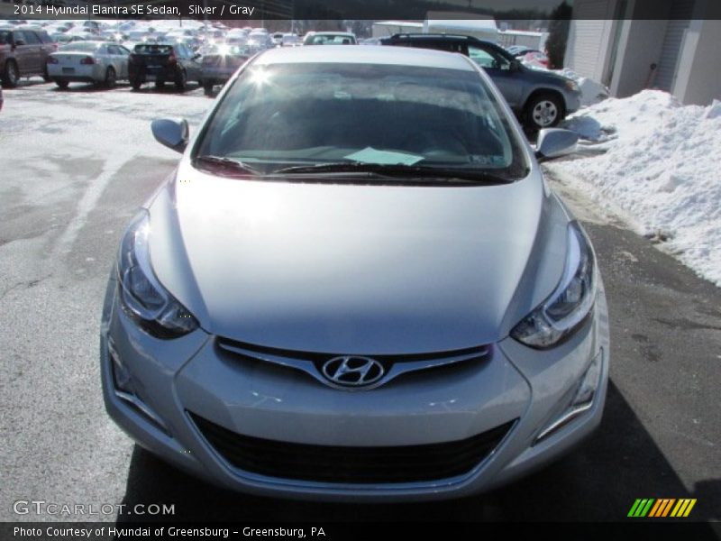 Silver / Gray 2014 Hyundai Elantra SE Sedan