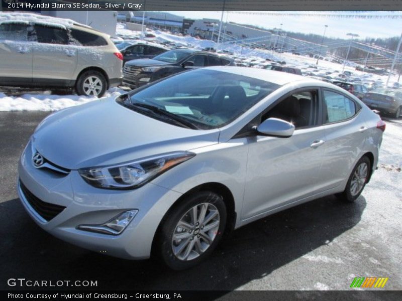Silver / Gray 2014 Hyundai Elantra SE Sedan