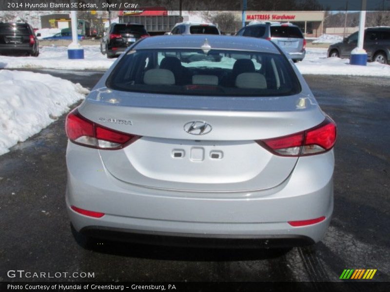 Silver / Gray 2014 Hyundai Elantra SE Sedan