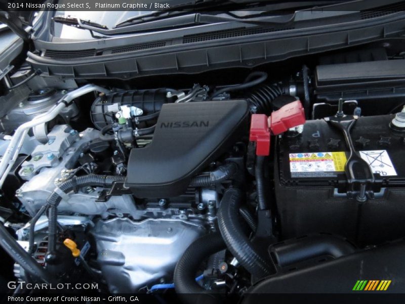  2014 Rogue Select S Engine - 2.5 Liter DOHC 16-Valve CVTCS 4 Cylinder