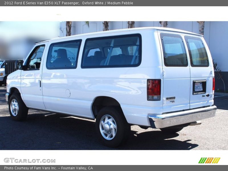 Oxford White / Medium Pebble 2012 Ford E Series Van E350 XLT Passenger