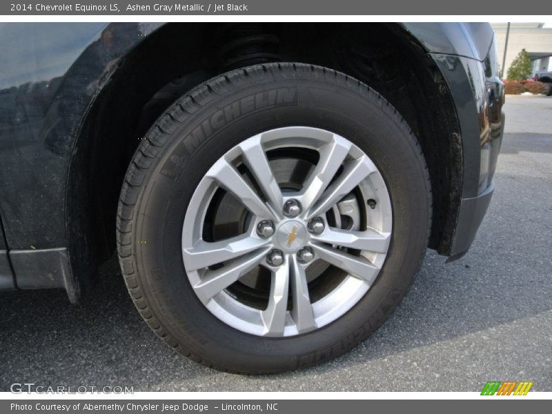 Ashen Gray Metallic / Jet Black 2014 Chevrolet Equinox LS