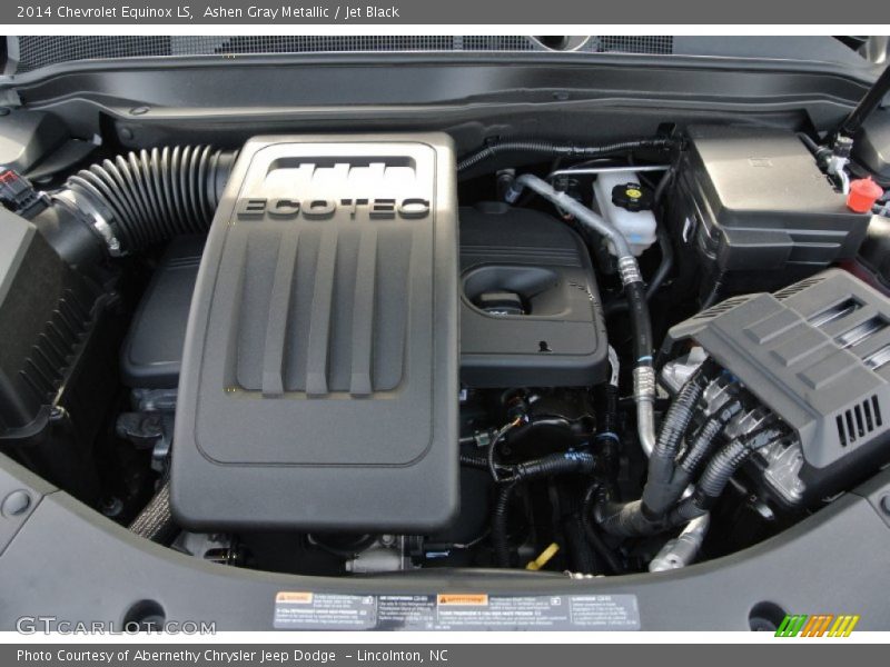 Ashen Gray Metallic / Jet Black 2014 Chevrolet Equinox LS