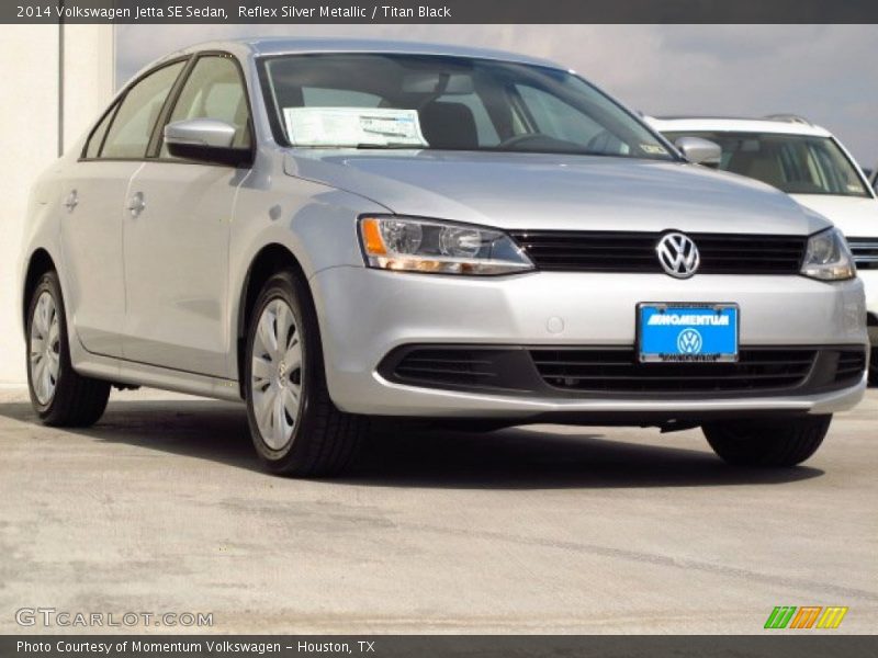 Reflex Silver Metallic / Titan Black 2014 Volkswagen Jetta SE Sedan