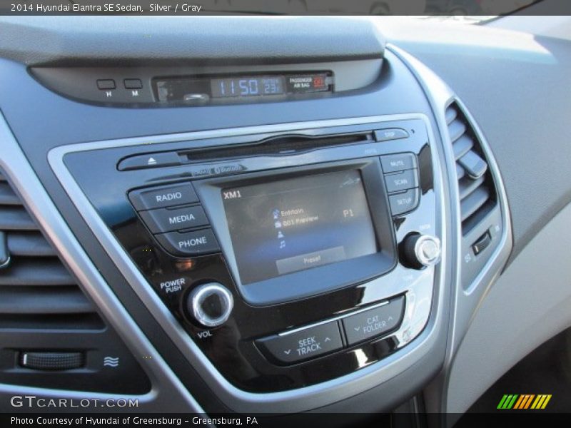 Silver / Gray 2014 Hyundai Elantra SE Sedan