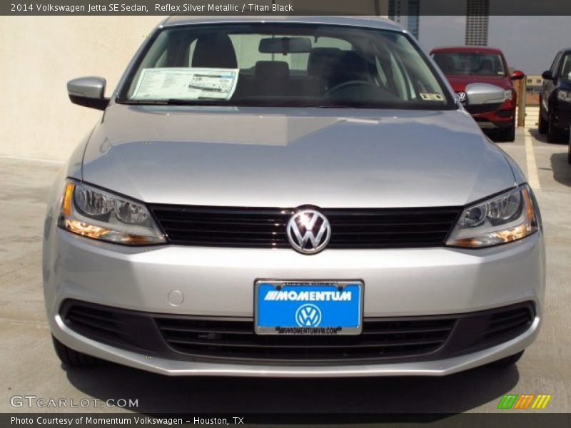 Reflex Silver Metallic / Titan Black 2014 Volkswagen Jetta SE Sedan