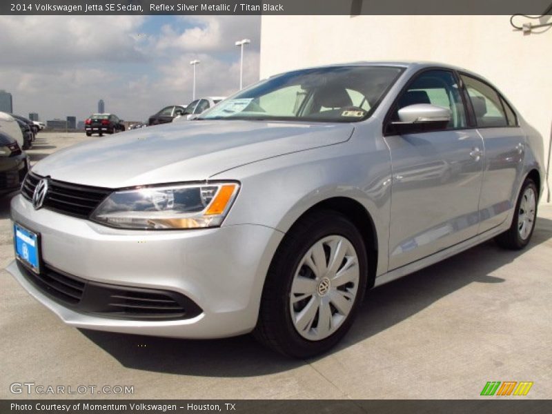 Reflex Silver Metallic / Titan Black 2014 Volkswagen Jetta SE Sedan