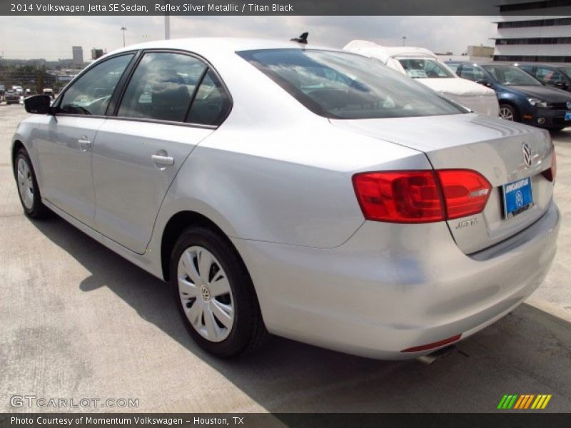 Reflex Silver Metallic / Titan Black 2014 Volkswagen Jetta SE Sedan