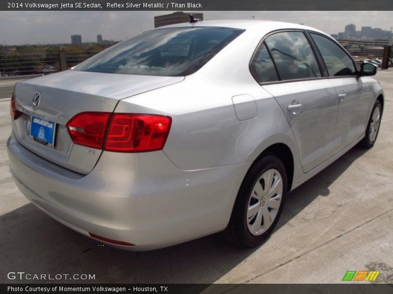 Reflex Silver Metallic / Titan Black 2014 Volkswagen Jetta SE Sedan
