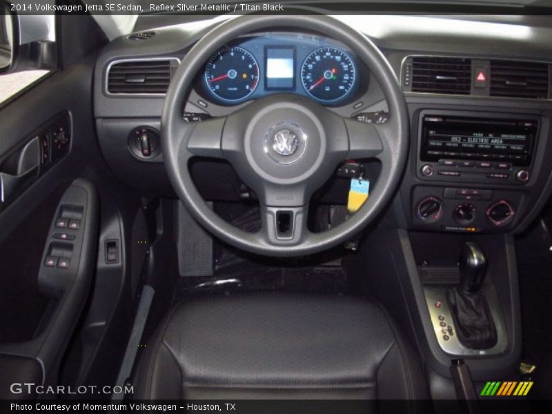 Reflex Silver Metallic / Titan Black 2014 Volkswagen Jetta SE Sedan