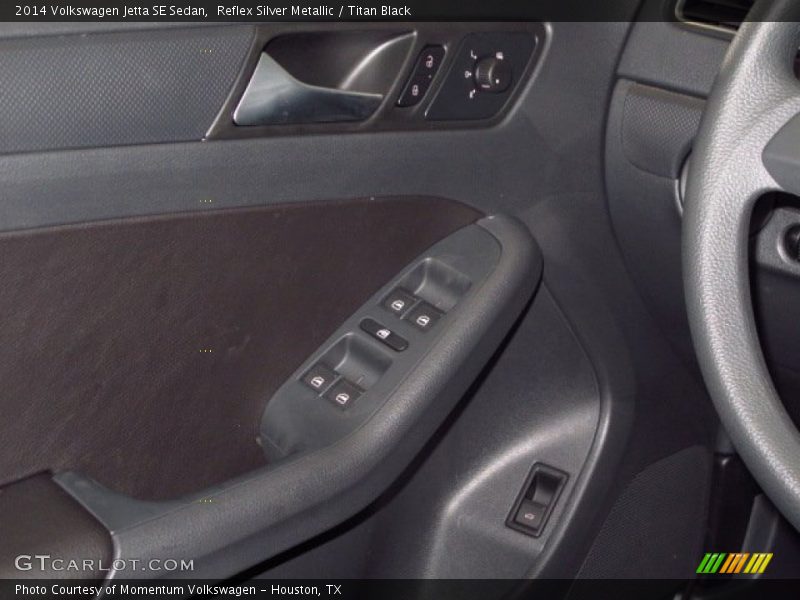 Reflex Silver Metallic / Titan Black 2014 Volkswagen Jetta SE Sedan