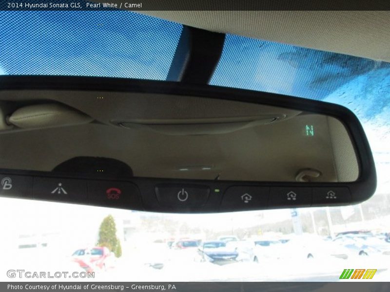 Pearl White / Camel 2014 Hyundai Sonata GLS