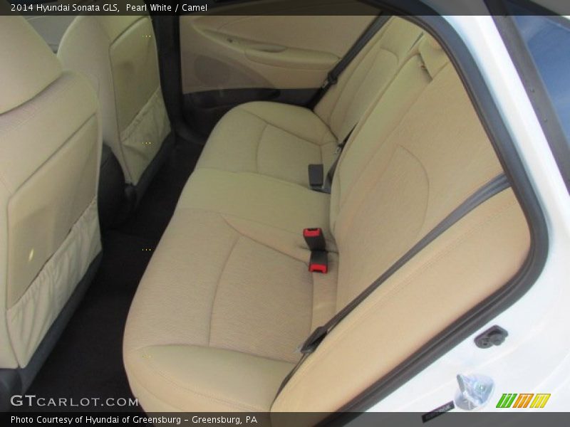 Pearl White / Camel 2014 Hyundai Sonata GLS