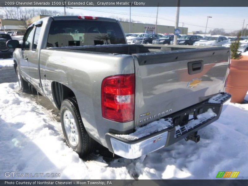 Graystone Metallic / Ebony 2009 Chevrolet Silverado 1500 LT Extended Cab