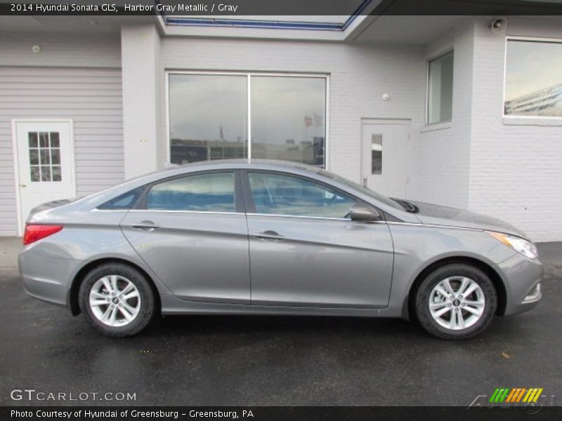 Harbor Gray Metallic / Gray 2014 Hyundai Sonata GLS