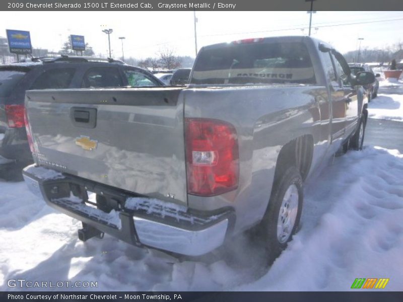 Graystone Metallic / Ebony 2009 Chevrolet Silverado 1500 LT Extended Cab