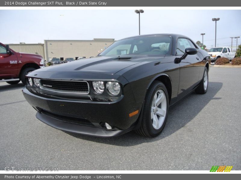 Black / Dark Slate Gray 2014 Dodge Challenger SXT Plus