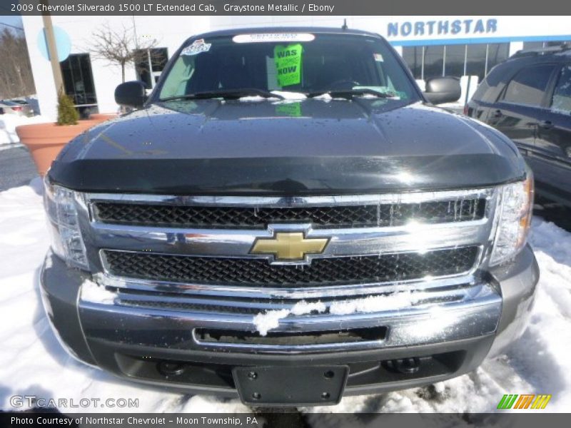 Graystone Metallic / Ebony 2009 Chevrolet Silverado 1500 LT Extended Cab