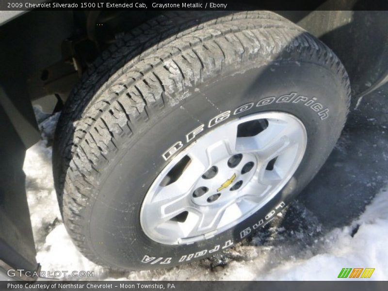 Graystone Metallic / Ebony 2009 Chevrolet Silverado 1500 LT Extended Cab