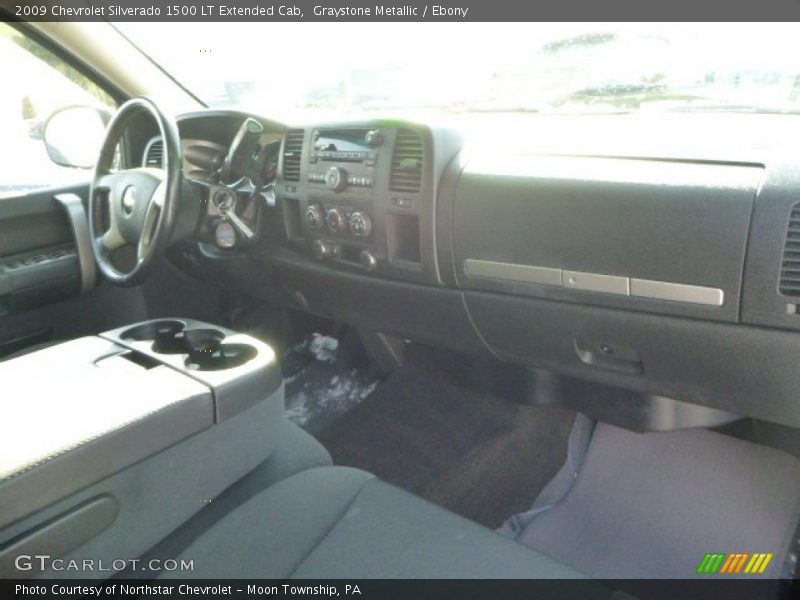 Graystone Metallic / Ebony 2009 Chevrolet Silverado 1500 LT Extended Cab