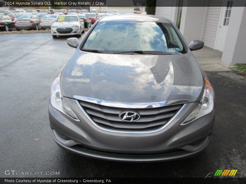 Harbor Gray Metallic / Gray 2014 Hyundai Sonata GLS