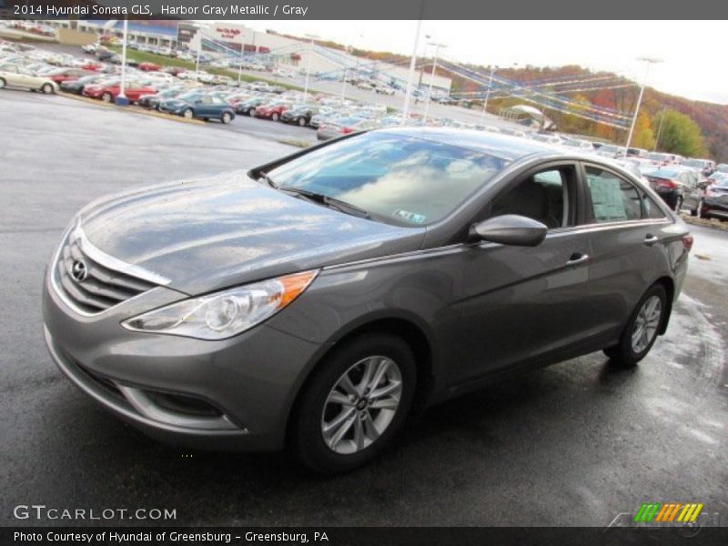 Harbor Gray Metallic / Gray 2014 Hyundai Sonata GLS